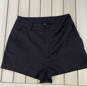 H&M - Divided Black Trouser Shorts Size 6